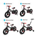 BICICLETA 4 EN 1 REVOLT PLEGABLE EMM112BK BLACK PRINSEL