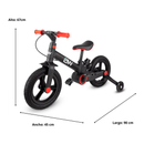 BICICLETA 4 EN 1 REVOLT PLEGABLE EMM112BK BLACK PRINSEL