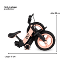 BICICLETA 4 EN 1 REVOLT PLEGABLE PINK EMM112P PRINSEL