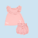CONJUNTO SHORT BEBE NIÑA 50142 FOR BABY