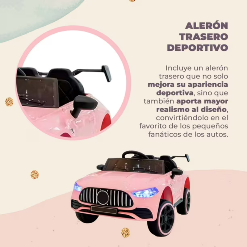 CARRO ELÉCTRICO Y-MB1201-R ROJO STB