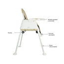 SILLA COMEDOR 3 EN 1 SMART YY22QBG BEIGE BEBESIT