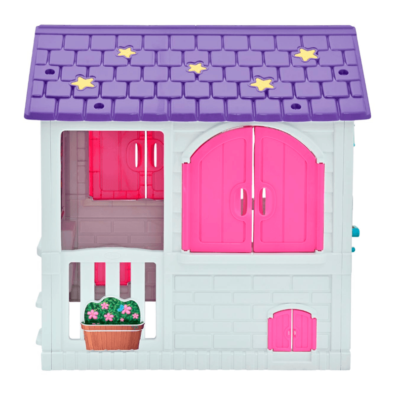 PREVENTA: Casita Infantil PRIN4080 2 en 1 para Niñas PRIN4080Playhouse y Supermercado Prinsel