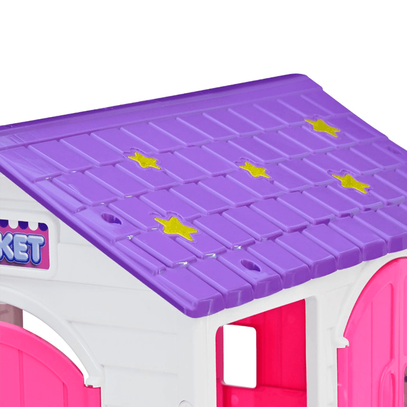 PREVENTA: Casita Infantil PRIN4080 2 en 1 para Niñas PRIN4080Playhouse y Supermercado Prinsel