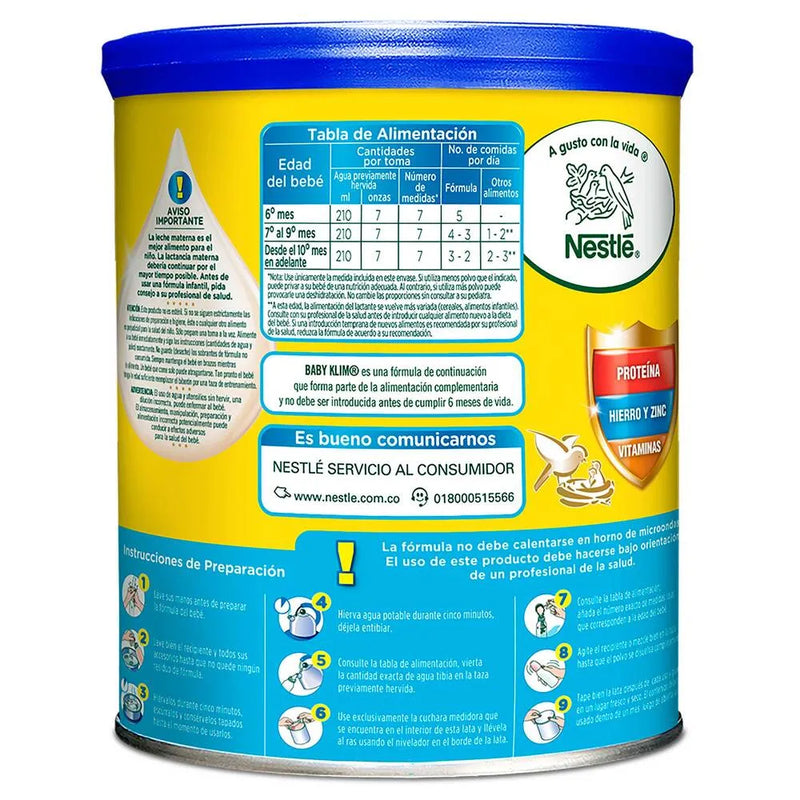 LECHE BABY KLIM 1 X 800GR NESTLE