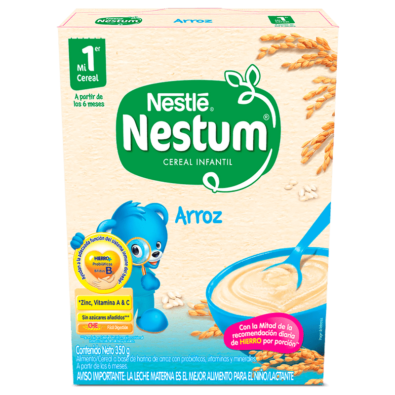 NESTUM CEREAL INFANTIL DE ARROZ X350 GR NESTLE