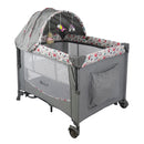 Cuna Corral Dacora Eb750 Ebaby Gris-Rosado
