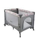 Cuna Corral Dacora Eb750 Ebaby Gris-Rosado