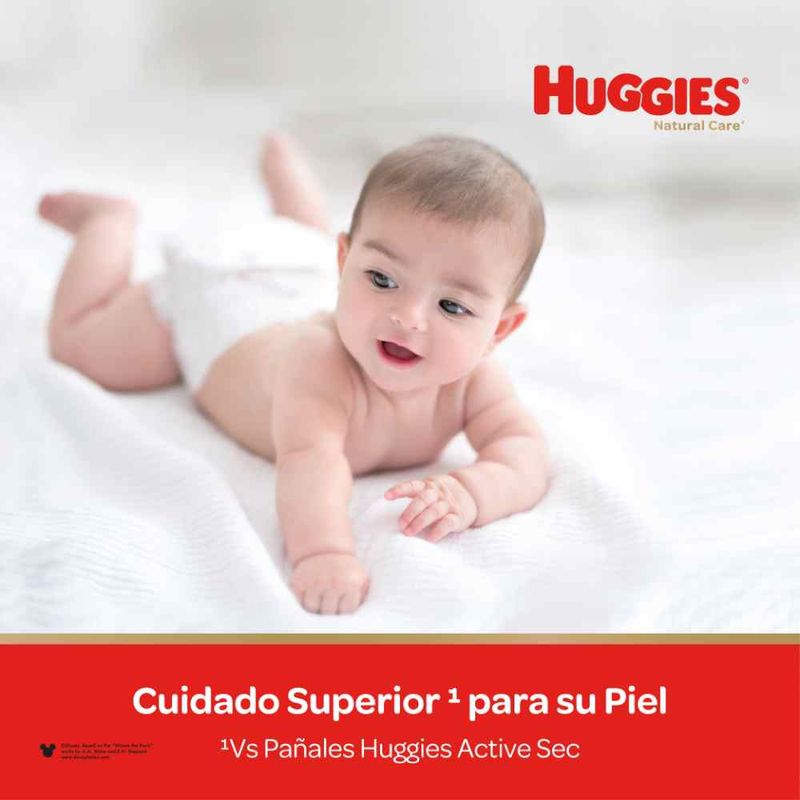 PAÑALES HUGGIES NATURAL CARE ETAPA 3 X25 UND