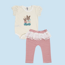 CONJUNTO BEBE NIÑA 10904 FOR BABY