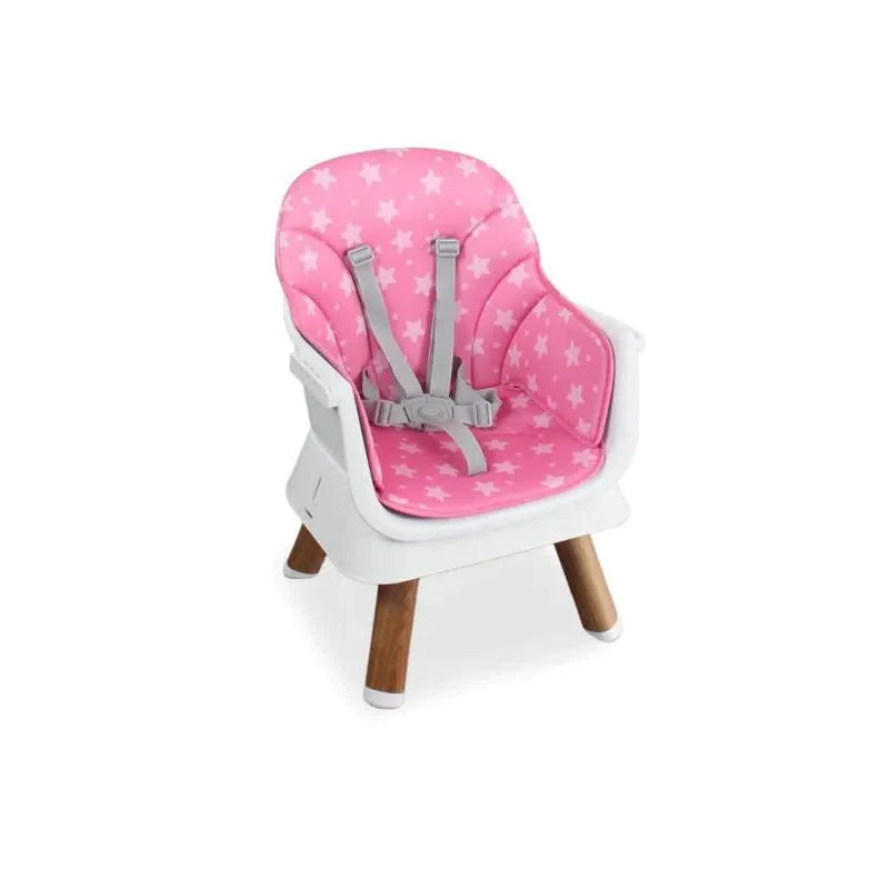 SILLA COMEDOR BABY ELITE DINNER 5 EN 1 1077 BEBESIT ROSADO-
