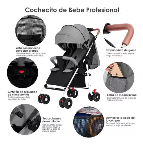 COCHE O18 BABY KAYS GRIS