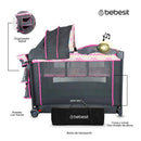 CUNA CORRAL PLAY VERONA 6070 ROSADO BEBESIT -