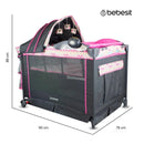 CUNA CORRAL PLAY VERONA 6070 ROSADO BEBESIT -