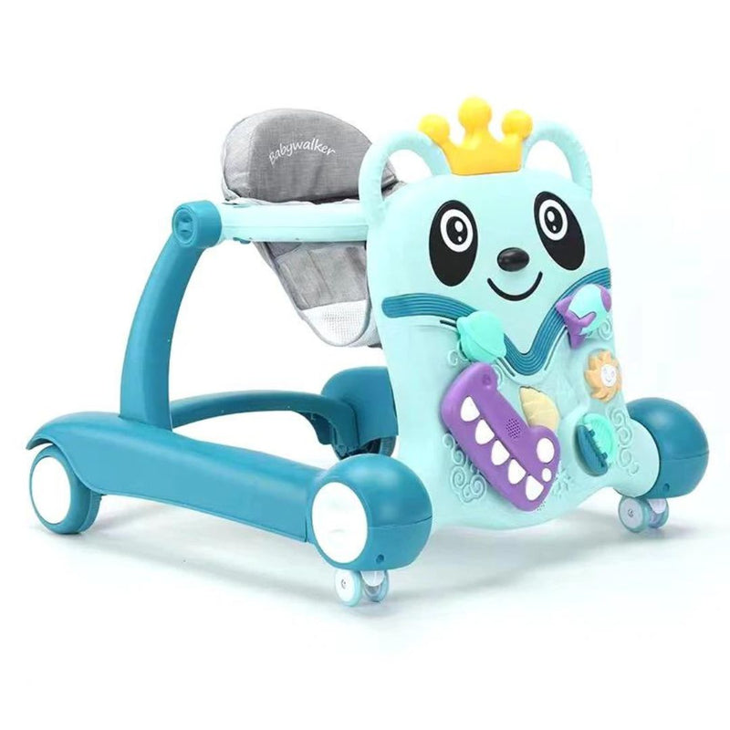 CAMINADOR PARA BEBÉ CON DISEÑO DE PANDA Y JUEGOS INTERACTIVOS Y-W852 MUNBE VERDE