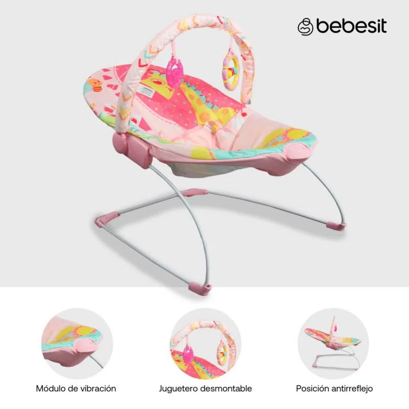 Mecedora Bebe con Vibracion Azul - Comprar en Bebesit