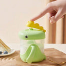 VASO ENTRENADOR PARA BEBÉ CON DISEÑO DE DINOSAURIO 300ML 35157-9 MUNBE