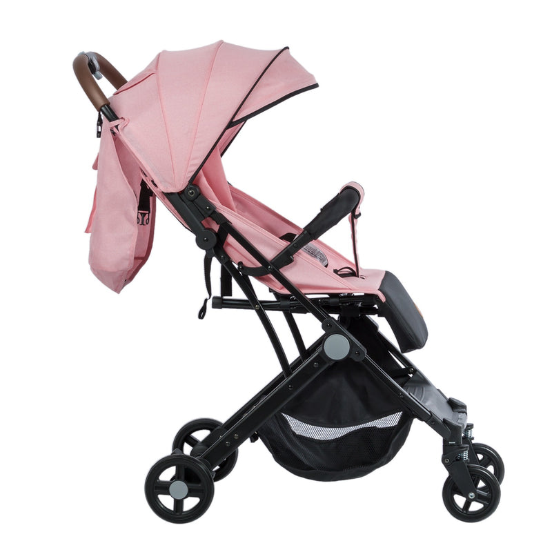 COCHE PASEADOR MALETA COMPACT EB195 ROSADO EBABY
