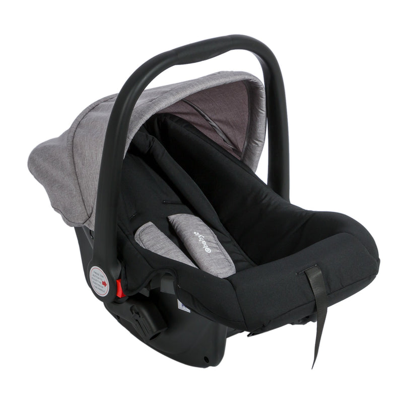 COCHE MALETA CON PORTABEBÉ HAPPY TRAVEL EB198 GRIS EBABY