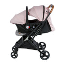 COCHE MALETA CON PORTABEBÉ HAPPY TRAVEL EB198 GRIS EBABY