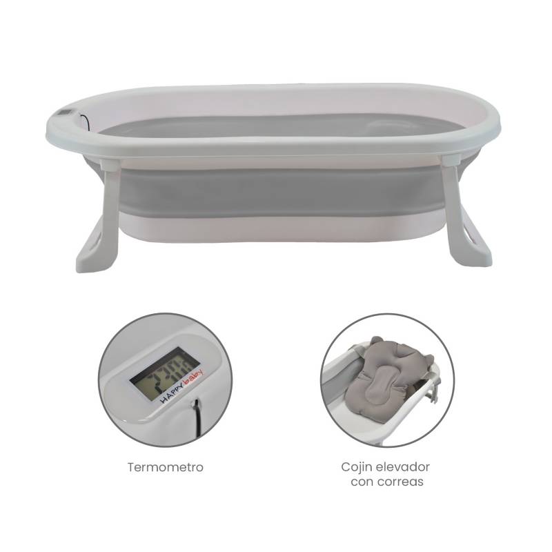 BAÑERA HAWAI + ACOLCH 1 HAPPY BABY