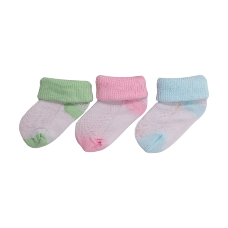 MEDIA BICOLOR X3 178C NARANJITAS