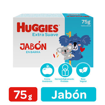 JABON EXTRA SUAVE X75GR 2 HUGGIES
