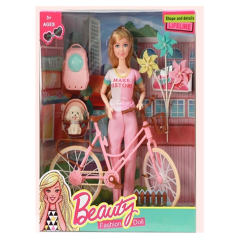 MUÑECA+BICICLETA 2968 STB