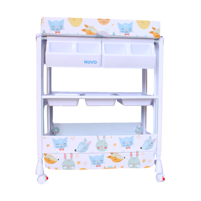 BAÑERA DE PIE CAMBIADOR TIN-100 BEBESITO ANIMALES