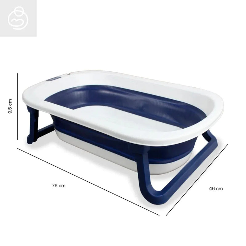BAÑERA PLEGABLE JELLY 1614 AZUL BEBESIT-