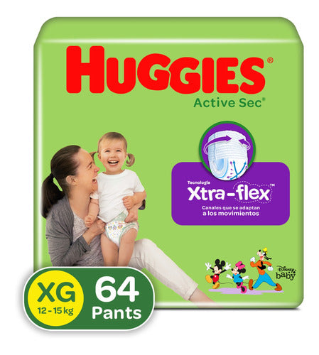 PAÑAL PANTS AJUSTABLE ET4 X64 HUGGIES