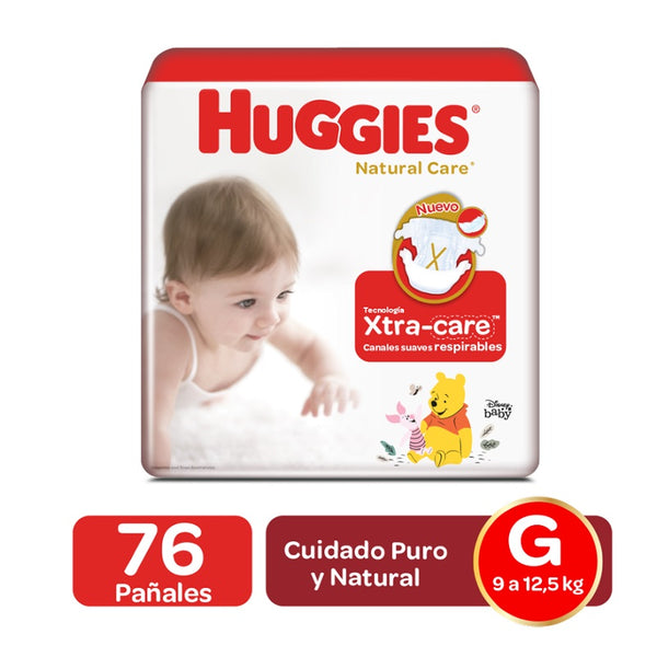 PAÑAL NATURAL CARE ET4 X72 HUGGIES