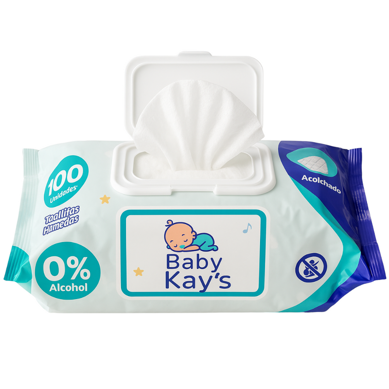 TOALLAS HUMEDAS X100 WBK-100 BABY KAYS