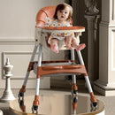 SILLA COMEDOR RUEDAS 1399-2 BABY KAYS SALMÓN