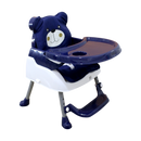 SILLA COMEDOR 3 en 1  (SILLA COMEDOR ALTA, BAJA Y BOOSTER)  MLU - AZUL BEBESITOS