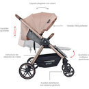 COCHE ESTANDAR MAVERICK 4 PRIORI ROSADO