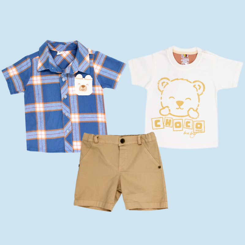 CONJUNTO NIÑO OSITO 772 CHOCOMIEL
