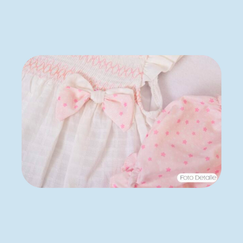 VESTIDO 11146 FOR BABY ROSADO