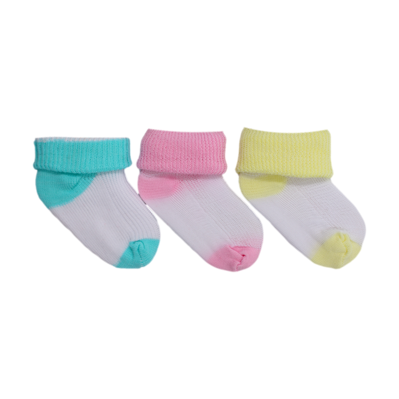 MEDIA BICOLOR X3 178C NARANJITAS