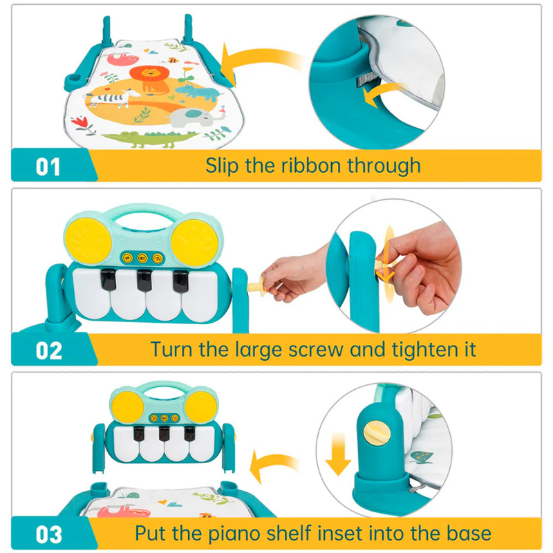 GIMNASIO PIANO+BLUETOOTH HE0635/668-37 BABY KAYS