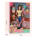 MUÑECA+BICICLETA 2968 STB