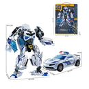 CARRO TRANSFORMER POLICIA W8836B STB