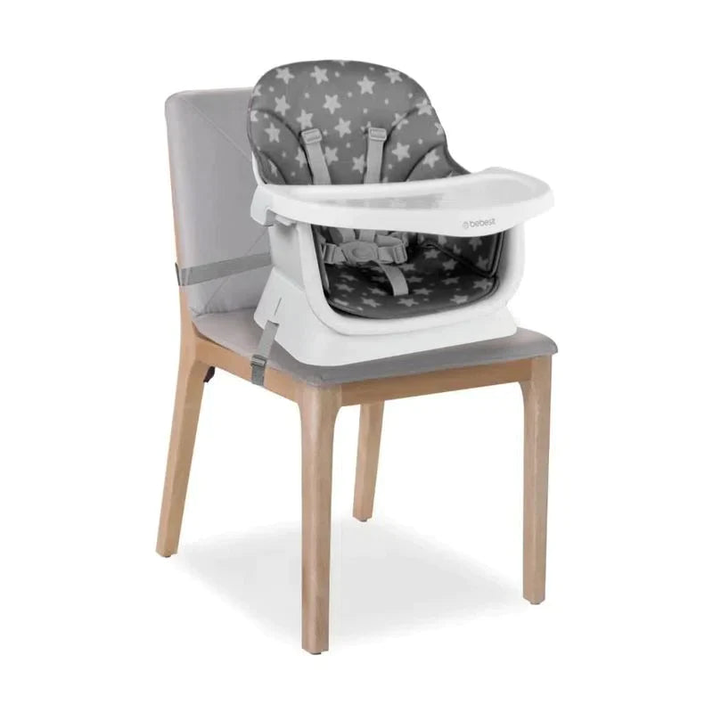 SILLA COMEDOR BABY ELITE DINNER 5 EN 1 1077 BEBESIT GRIS-