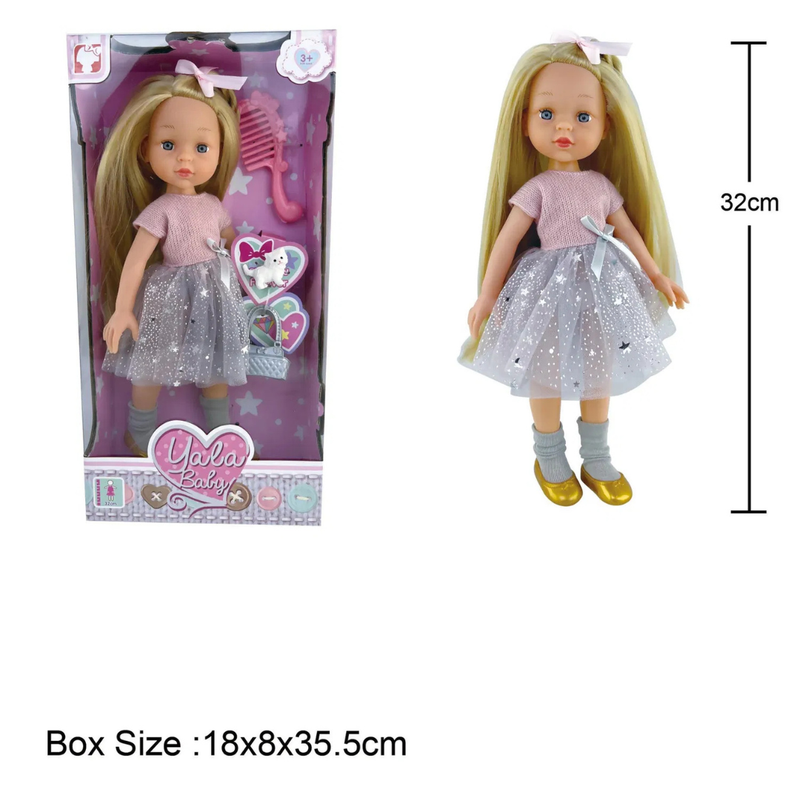 MUÑECA+ACCESORIOS PS2204-3 STB