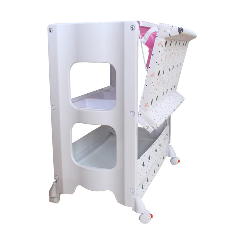 BAÑERA DE PIE CAMBIADOR TIN-103 BEBESITO CORAZÓN