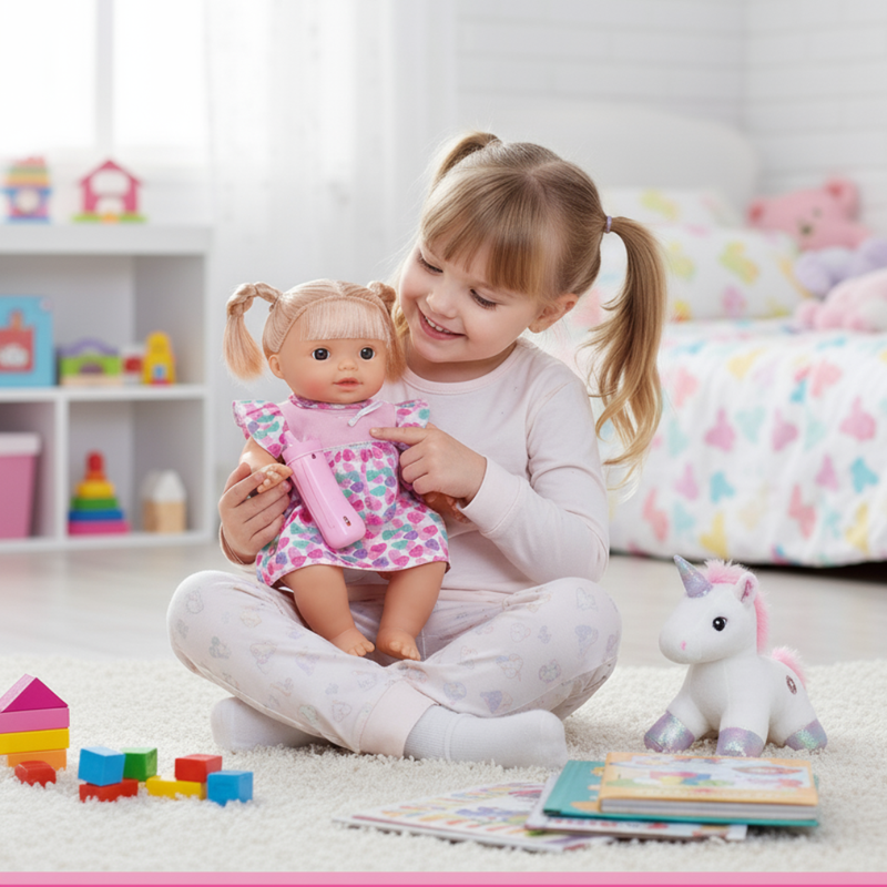 MUÑECA BEBITA+BIBERON LD68008C STB