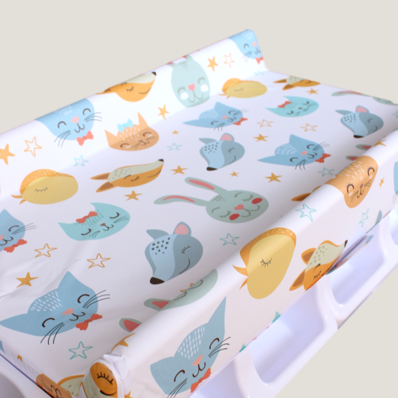 BAÑERA DE PIE CAMBIADOR TIN-100 BEBESITO ANIMALES