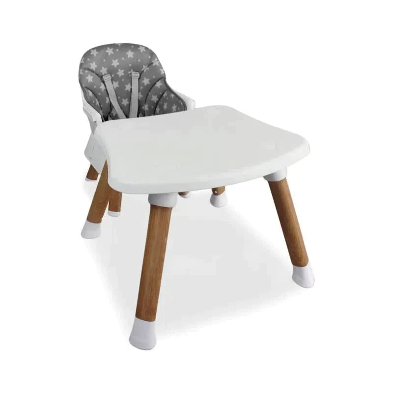 SILLA COMEDOR BABY ELITE DINNER 5 EN 1 1077 BEBESIT GRIS-