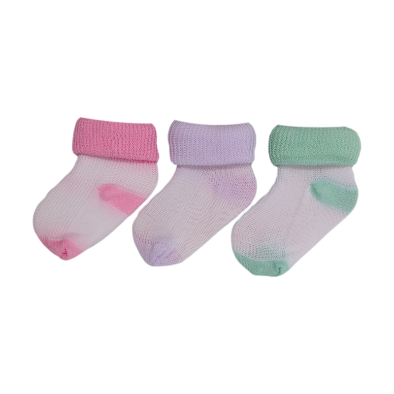 MEDIA BICOLOR X3 178C NARANJITAS