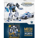 CARRO TRANSFORMER POLICIA W8836B STB